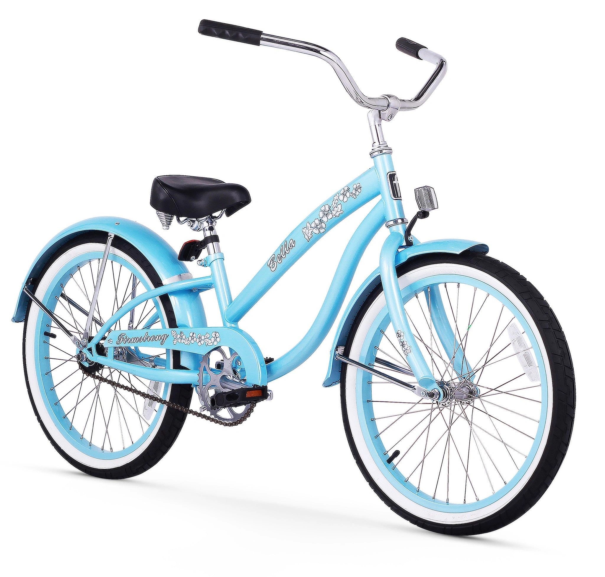 Firmstrong Bella Clásica Bicicleta Playa Chica 20" Elegancia Retro Verano Diversión Rodando